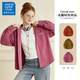 真维斯club女孩灯芯绒衬衫 多色可选休闲服 儿童不加绒外套2026新款