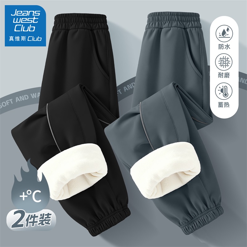 真维斯club儿童加绒裤子2025新款