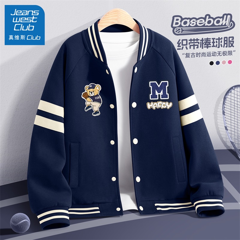 真维斯club女童秋装外套2025新款