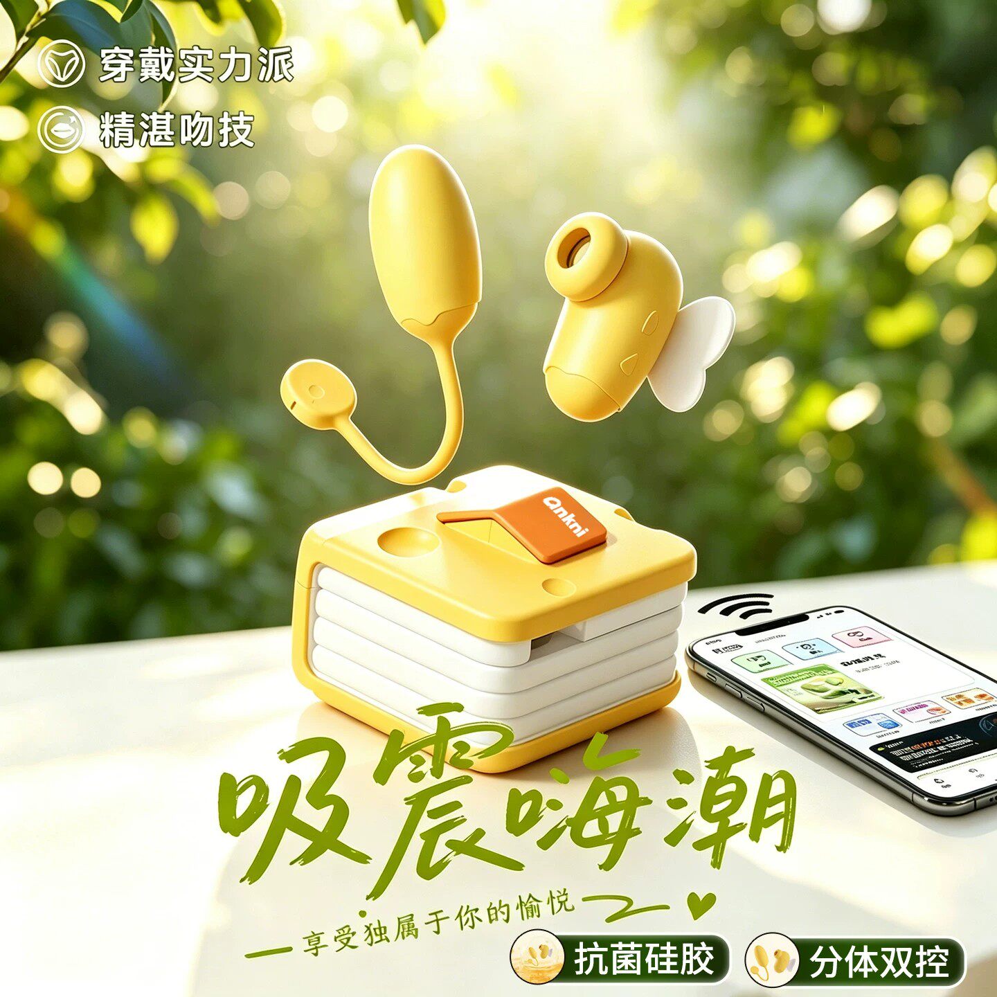 抗菌硅胶▎分体双控▎内外兼修
