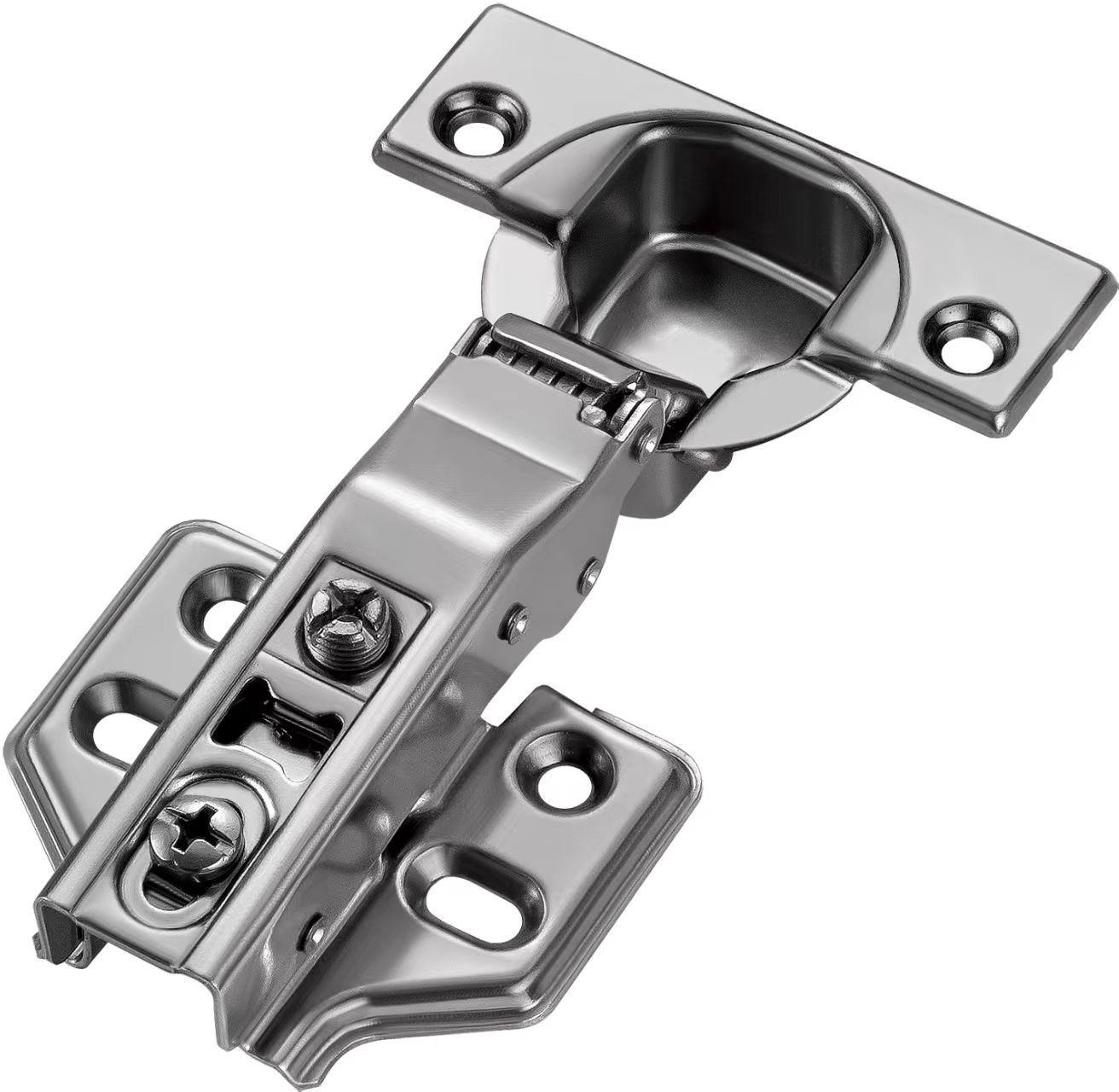 kasibaoma钛金铰链合页衣柜门橱柜配件五金阻尼缓冲液压折页门铰