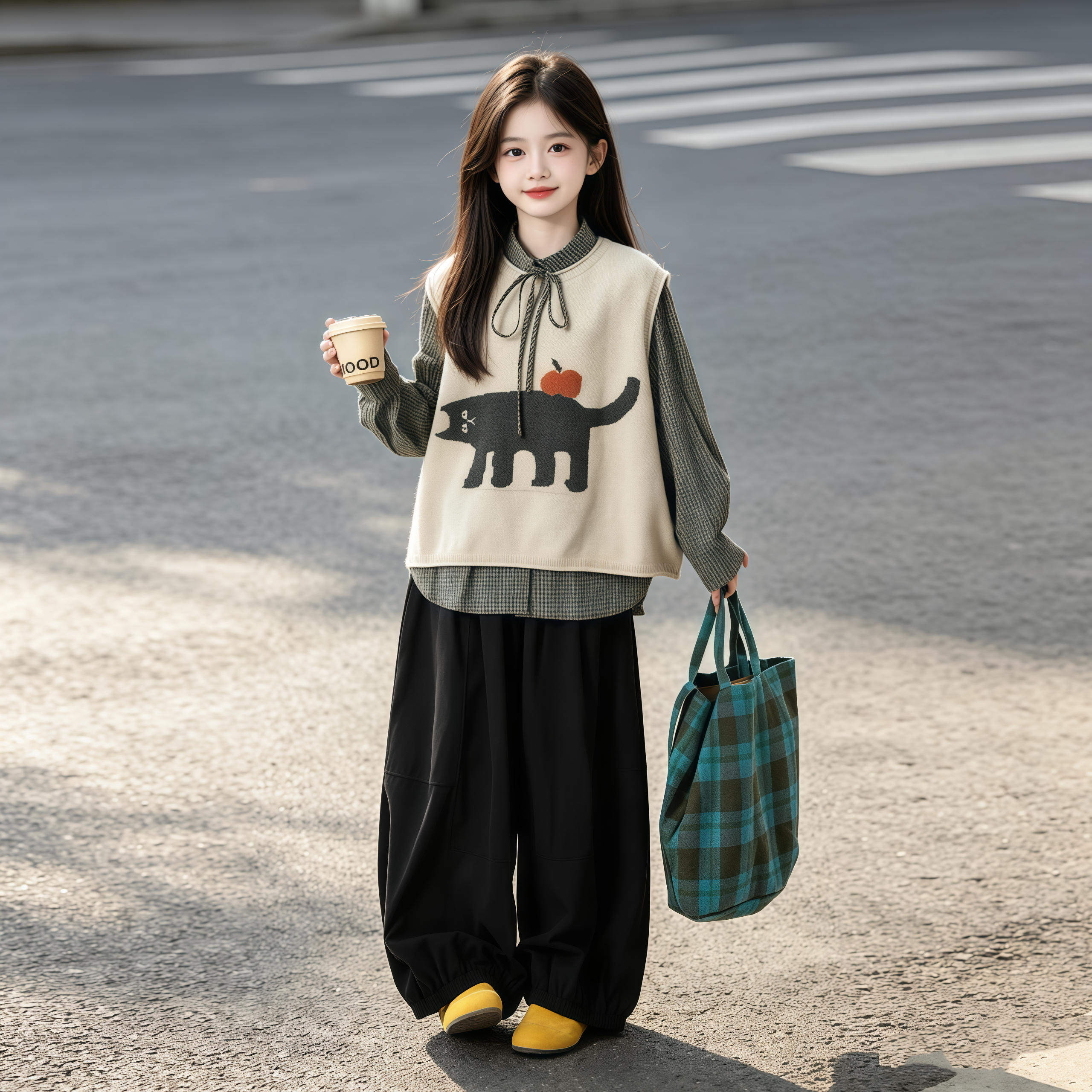 女童韩系穿搭套装秋装2026新款小女孩春秋款衣服洋气炸街儿童服装