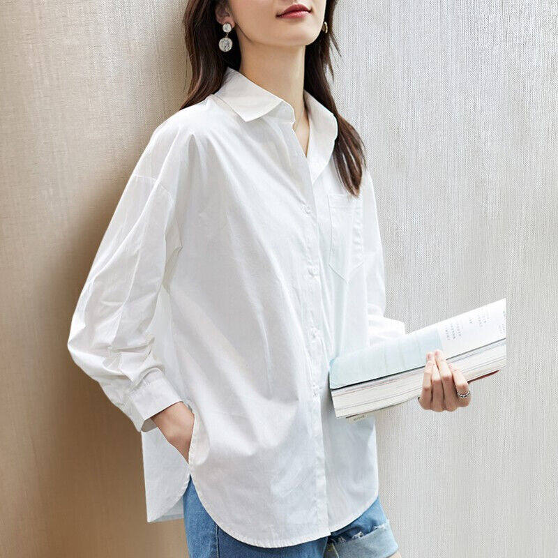 初申2022春款长袖衬衫女白色衬衣职业通勤白衬衫简约上衣SW17CC80属于什么档次？