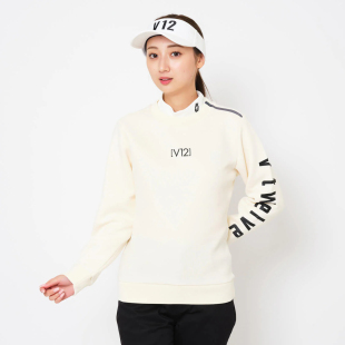6L07 24秋冬新品日本潮牌高尔夫女士加厚拉链套头宽松休圆领卫衣