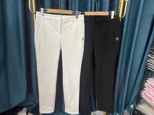 6N03韩国秋冬季女士高尔夫秋冬加厚保暖拉绒休闲运动长裤弹力舒适