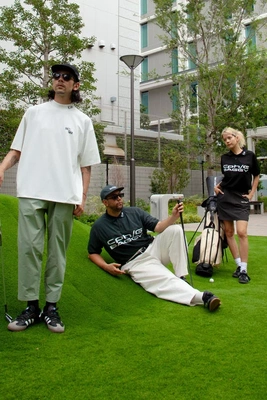 51c01 日潮牌Cph/Golf×BAGGY PANTS 男士GOLF透气翻领POLO衫速干