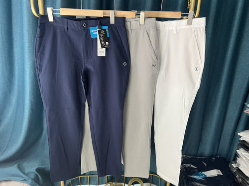 2 6K107 日本PIN高尔夫男士25春夏新款长裤泡泡纱轻薄透气速干