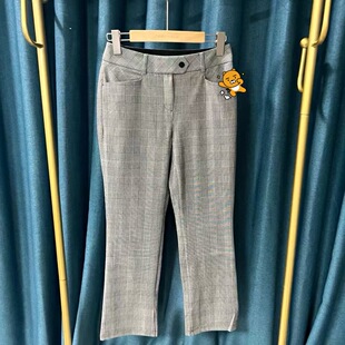 29D34 出口余韩单高尔夫女士春夏新款微喇九分长裤修身 PX 速干