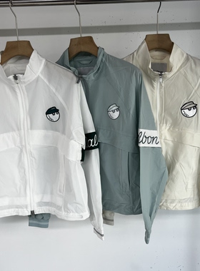 41A64 出口余韩单高尔夫球服女士春夏新款拉链可拆防风长袖外套