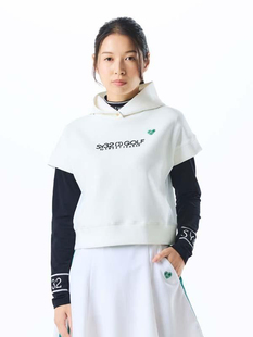 20253   出口余日单高尔夫女士春秋连帽马甲弹力显瘦百搭运动休闲