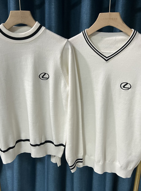 29T93 日本潮牌联名高尔夫男女套头秋冬季保暖时尚针织上衣百搭