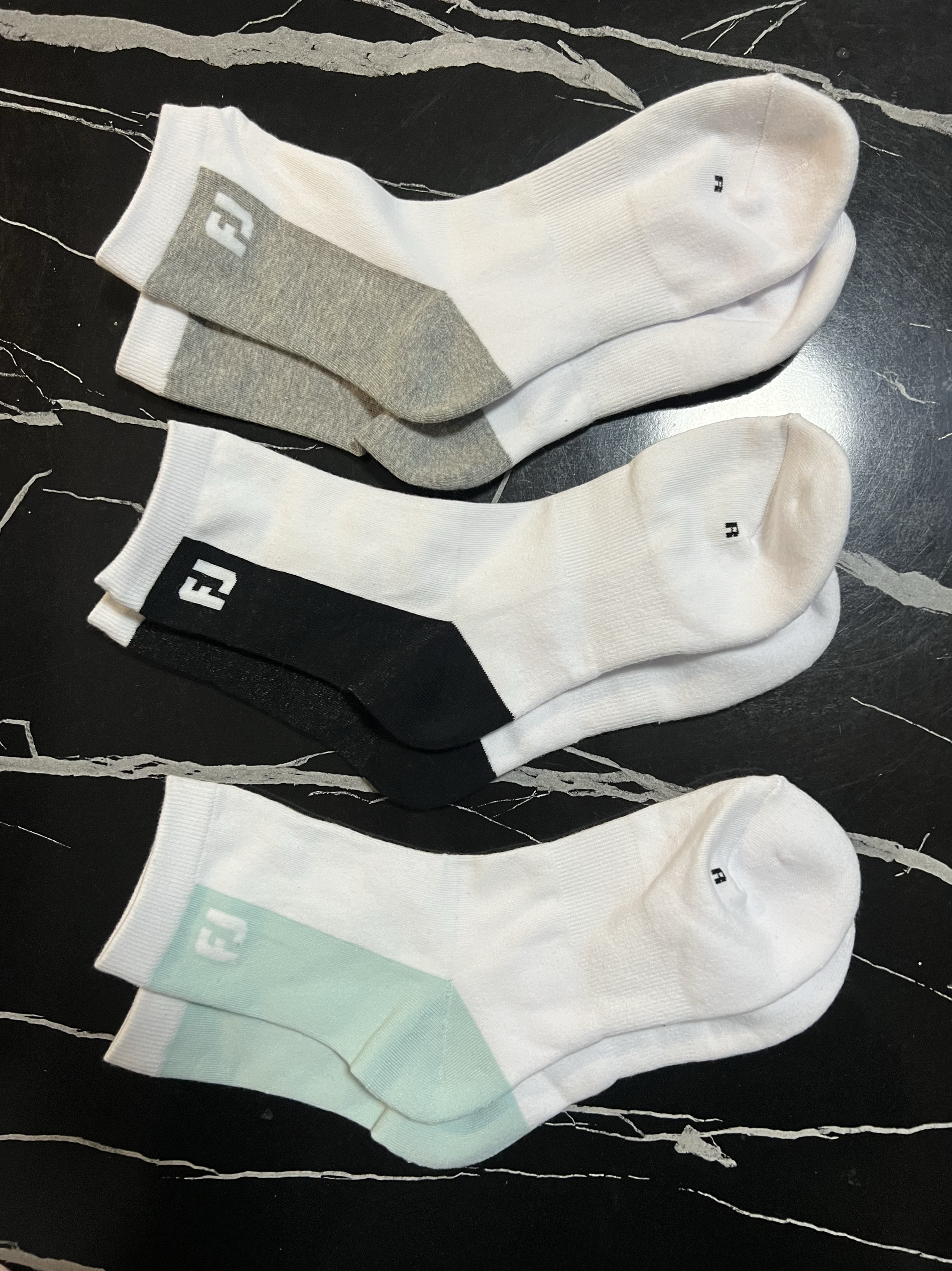 出口韩国25新款FJ高尔夫球女士四季中筒袜子百搭休闲毛巾底运动袜