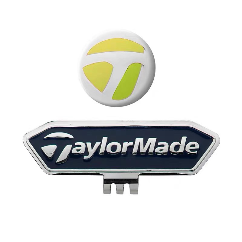 日本代购正品男女款的高尔夫配件球位标果岭马克合金帽夹磁铁优质