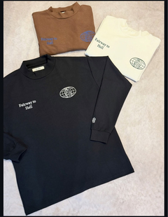 43F04 日本潮牌猴哥高尔夫男女同款服装双面磨毛保暖上衣长袖打底