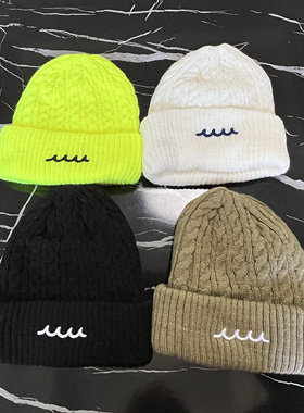 日单 MUTA MARINE高尔夫球帽男女休闲运动针织帽秋冬透气保暖冬帽