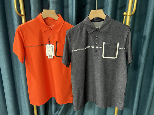 29N008 出口日本潮牌高尔夫男士夏季短袖T恤新品透气GOLF衣服修身