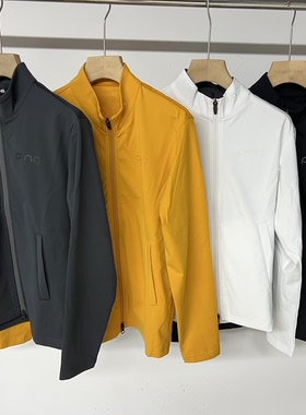 41C09 出口日单高尔夫球服装春季新品女士立领拉链外套夹克弹力