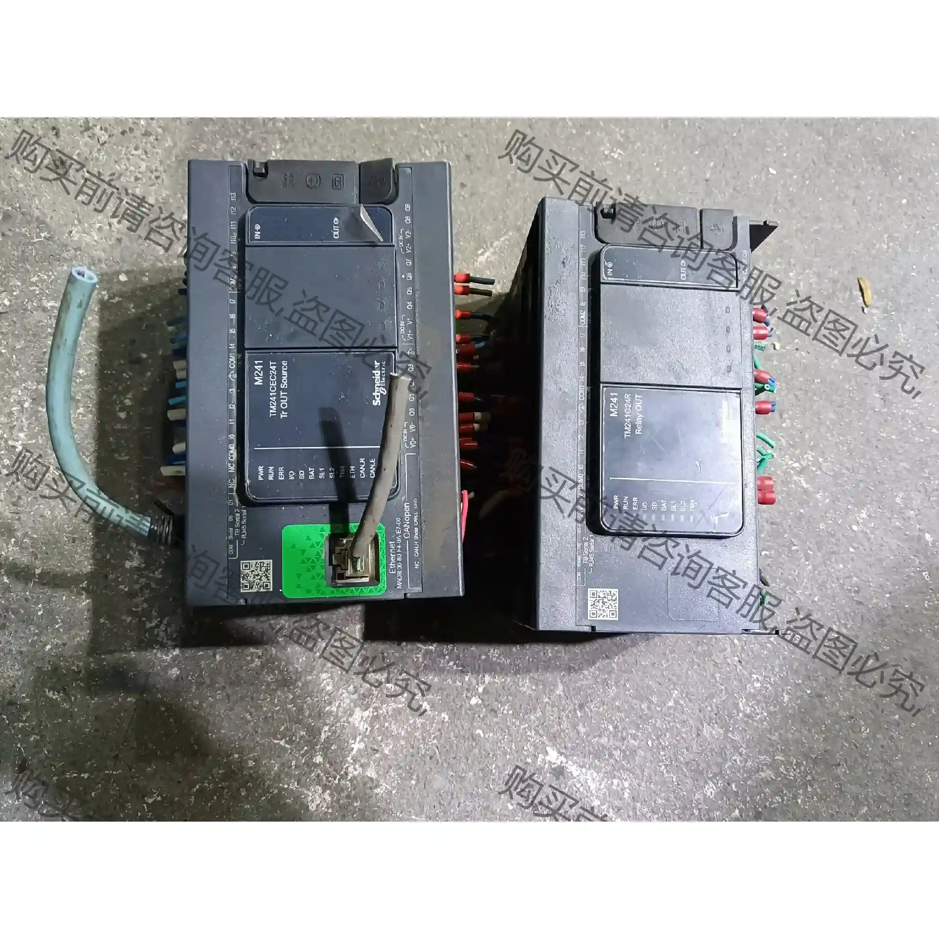 施耐dePLC,TM241CEC24T,二手拆机实物图,功能正 先议价 拆机货
