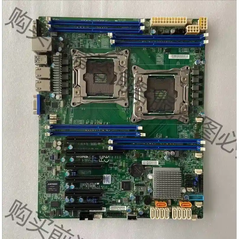 超微 超微X10DRL-I双路服务器主板C612芯片支持E5 先议价 拆机货