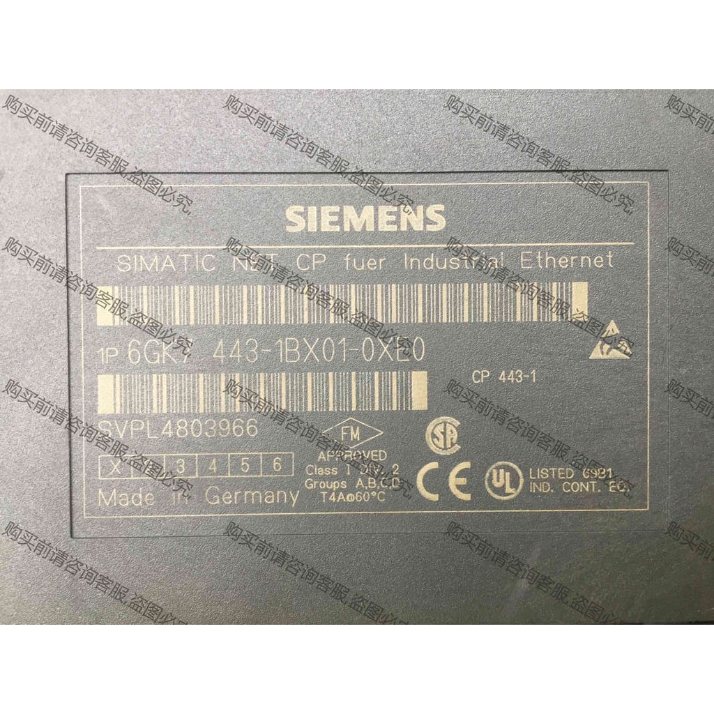 功能正常议价 6GK7 443-1BX01-0XE0西门ziSIMATIC NET CP FUER 模
