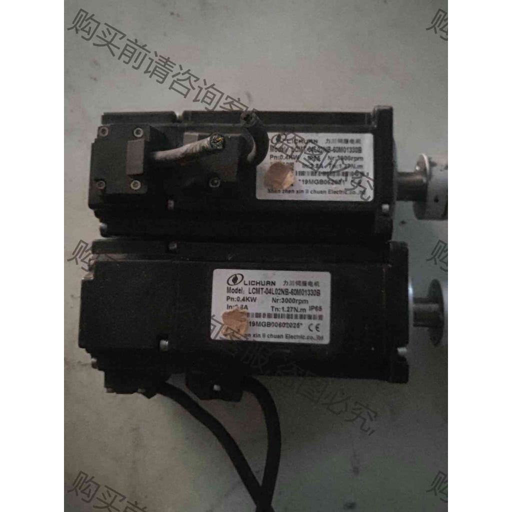 功能正常议价 力川伺服电机LCMT–04L02NB–60M01330B