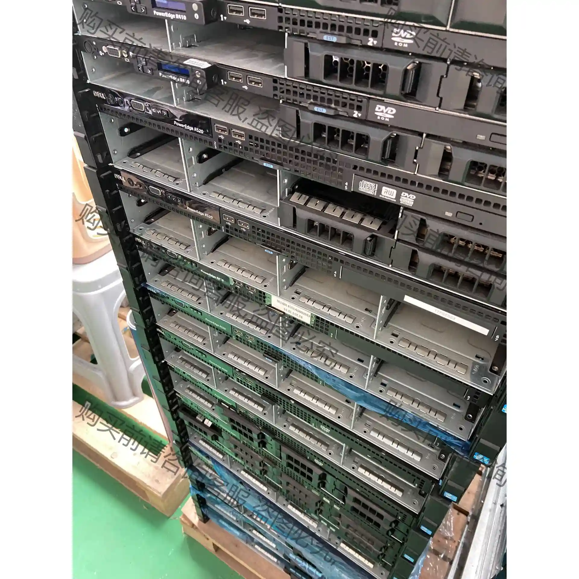 DELLR520二手服务器、机架式/支持虚拟化云计算存储渲染 先议价