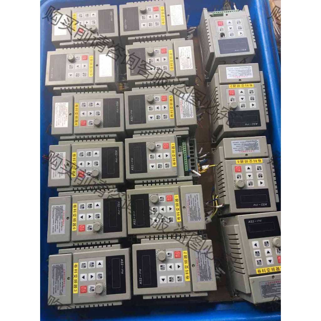 功能正常议价 JINYOU金友变频器0.75kw，AS2-1PM，AS2-