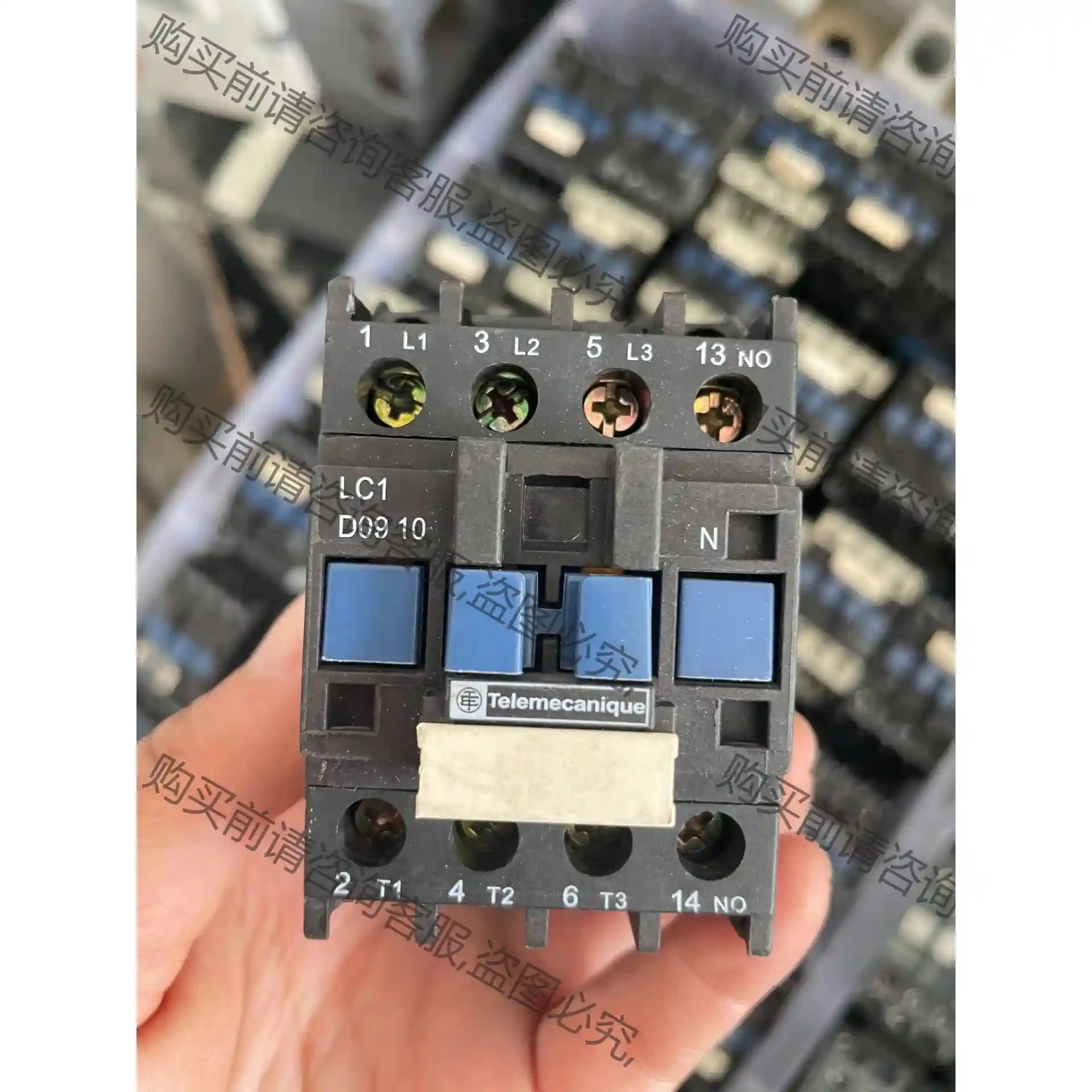 二手拆机施耐de交流接触器LC1D0910 先议价 拆机货包好