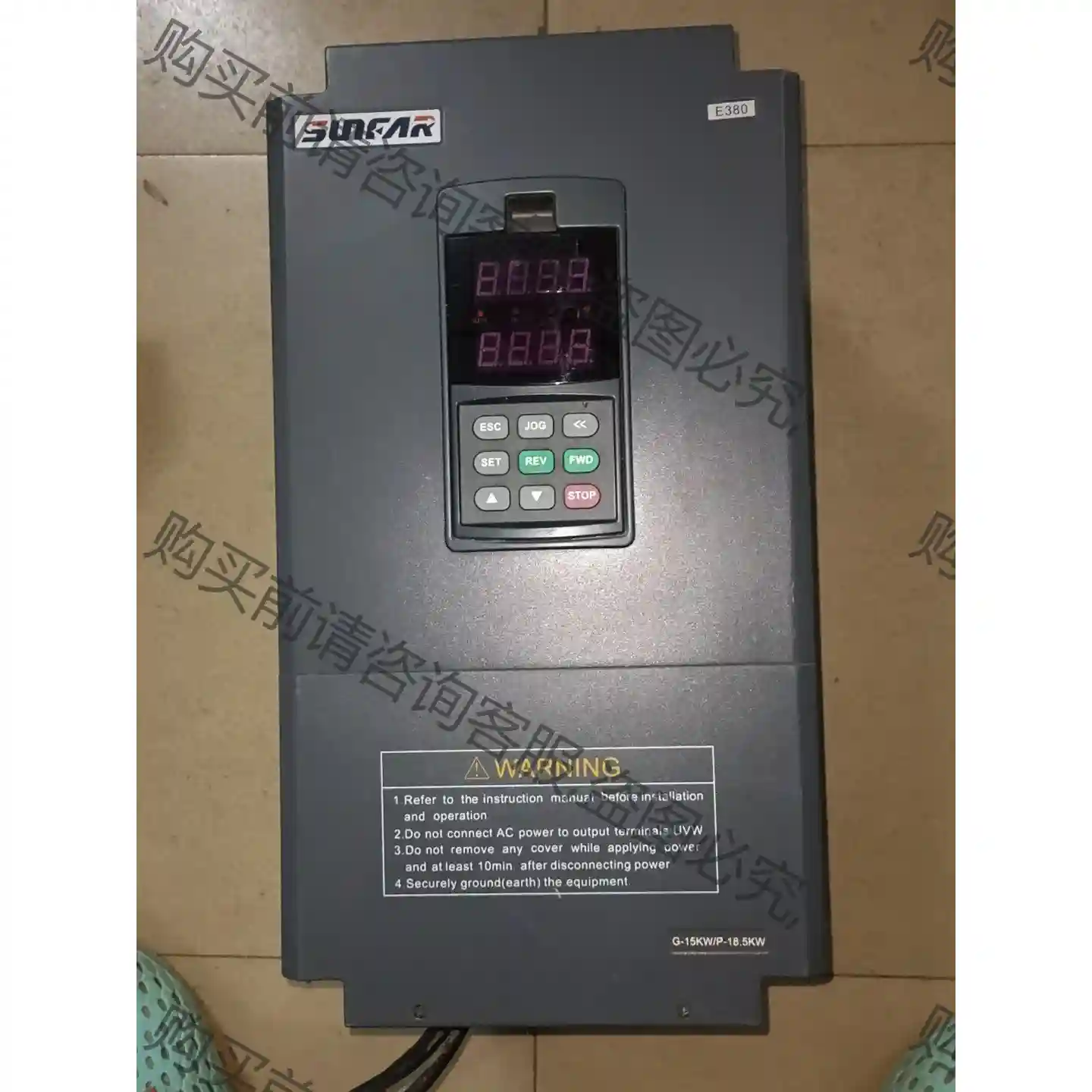 四方变频器E380-4T0015G/0185P 先议价 拆机货包好