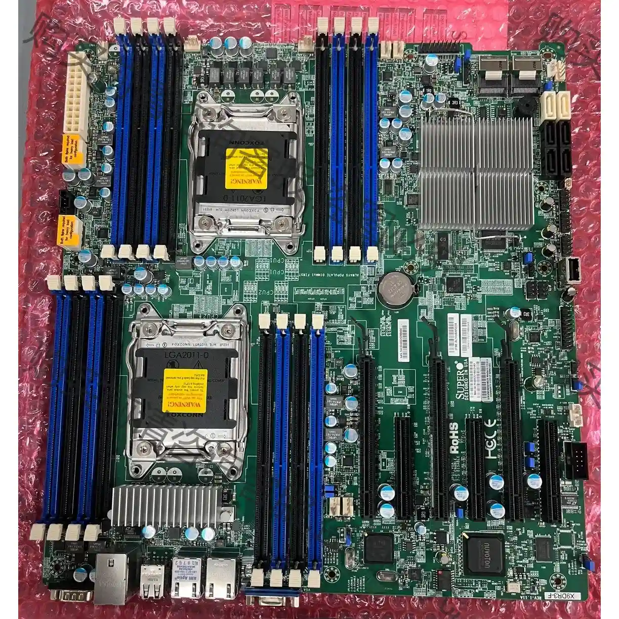 超微X9DR3-F主板2011针双路X79工作站服务器主板 先议价 拆机货包