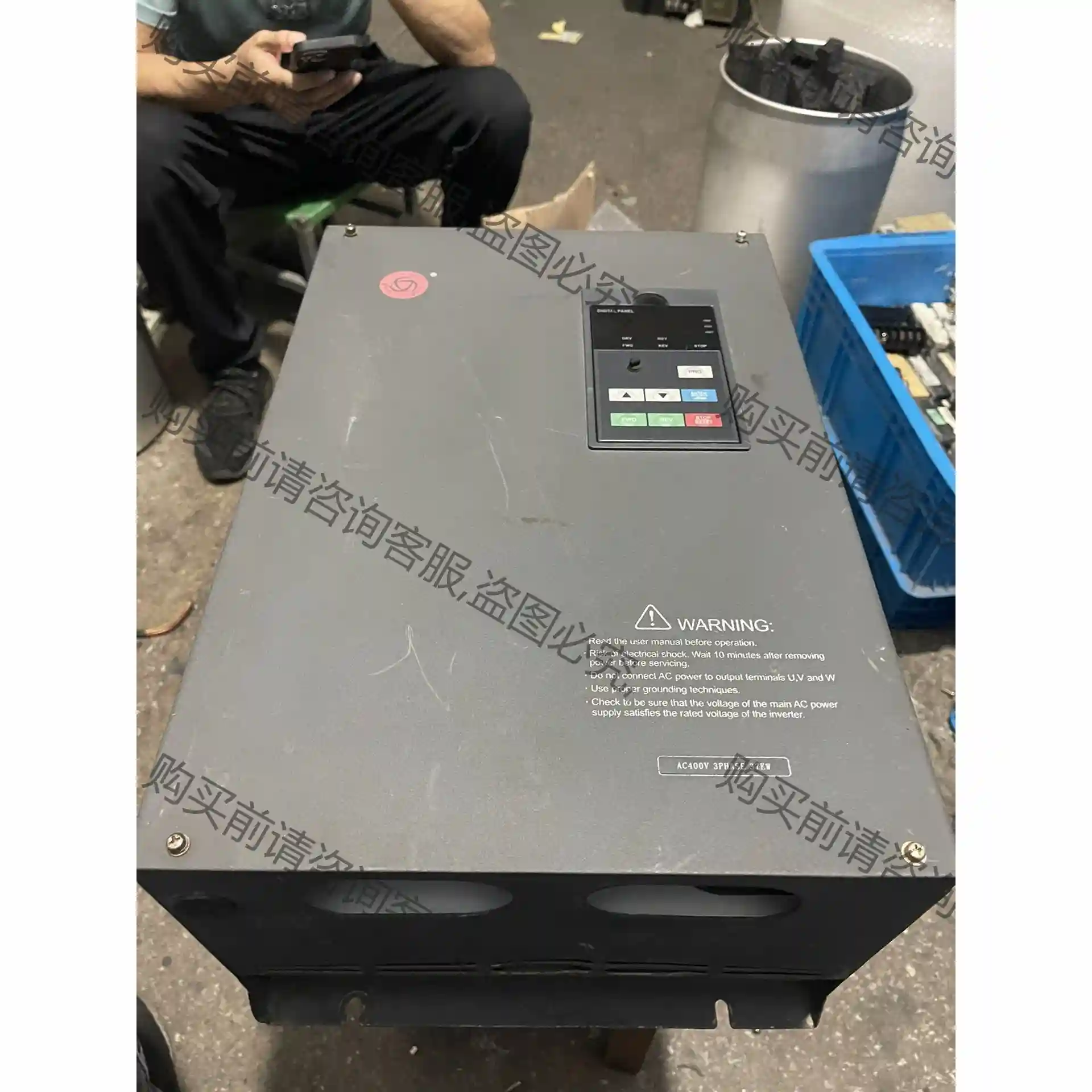上海众辰变频器 H3400A0037KN-Y/37KW/38 先议价 拆机货包好
