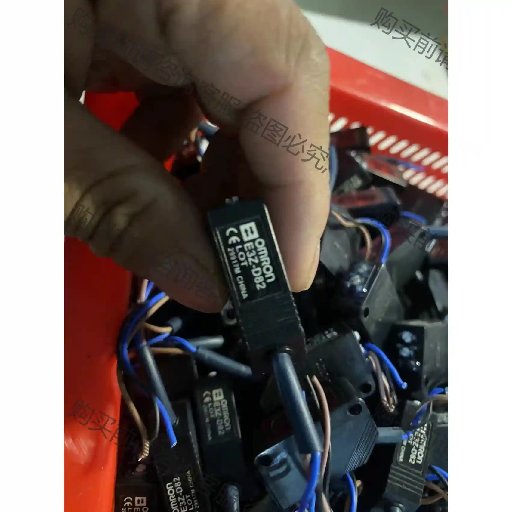 欧姆long传感器E3Z-D82 拆机406个 线bu长 成色很新 先议价 拆机