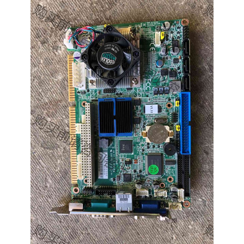功能正常议价 PCA-6782N-S6A1E工控半长卡 主板PCA-678