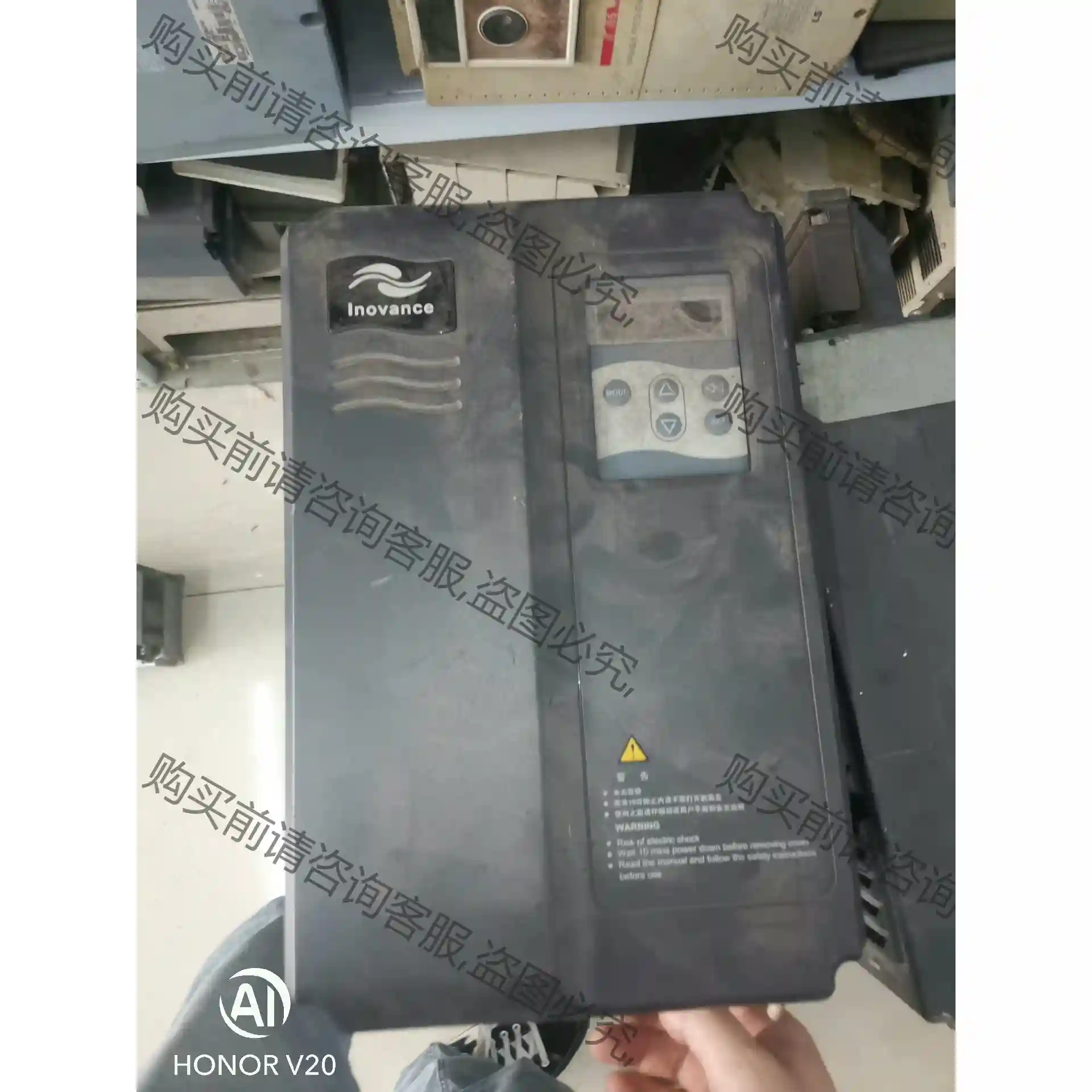 汇川伺服驱动器7.5KW 汇川IS550AT017I-108 先议价 拆机货包好