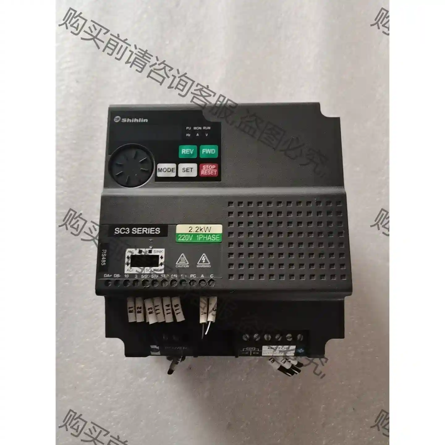 士林变频器 SC3-021.2.2K 拆机包好 拍前询价 先议价 拆机货包好