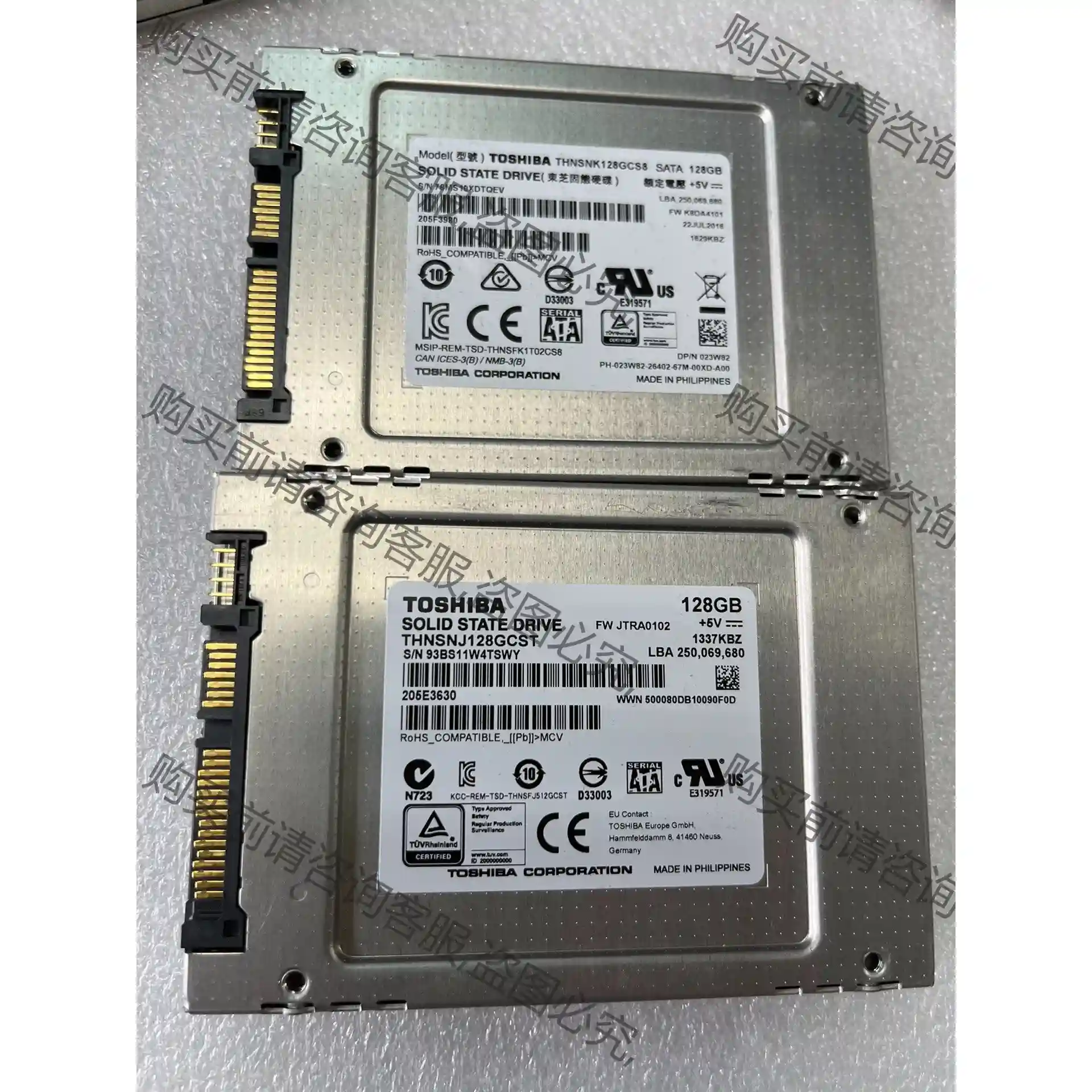 东芝SSD 128G固态硬盘HG6 128G MLC颗粒非1 先议价 拆机货包好