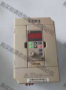 功能正常议价 原装拆机三晶变频器 8000 VR75M3 0.75KW包好