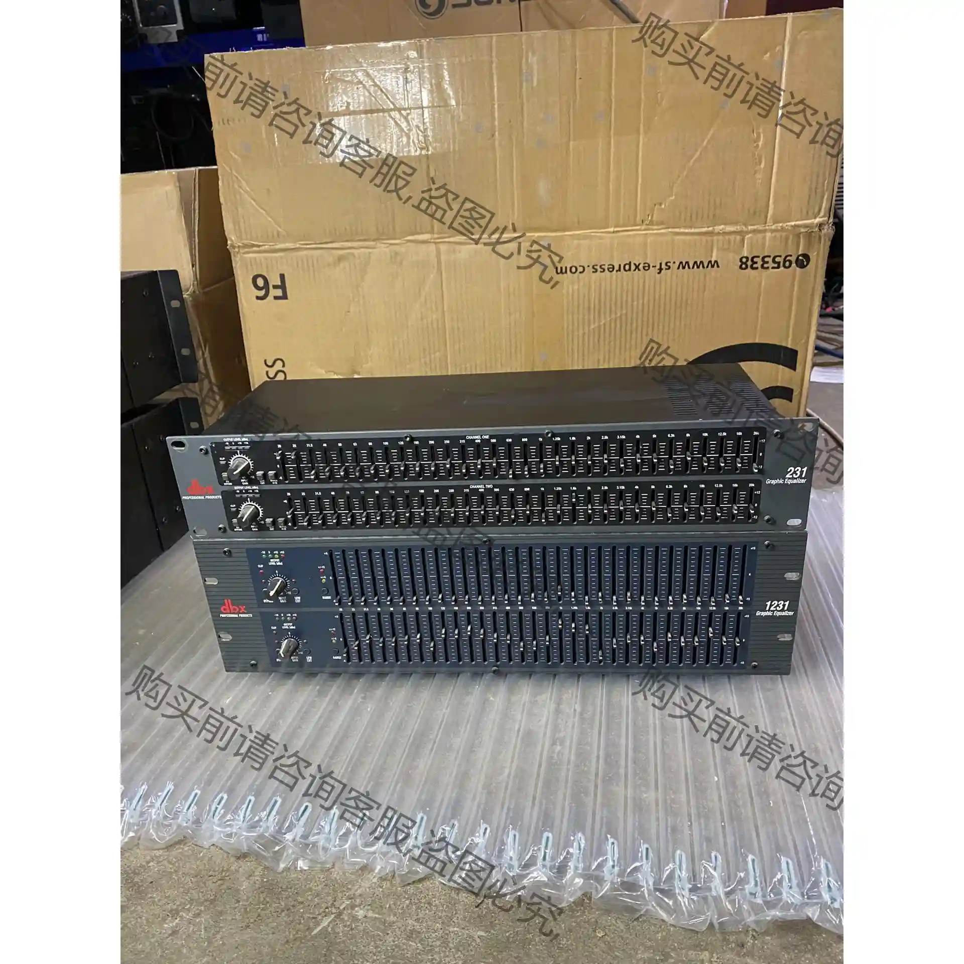 dbx均衡器231型号与1231进口均衡器舞台周边设备 先议价 拆机货包