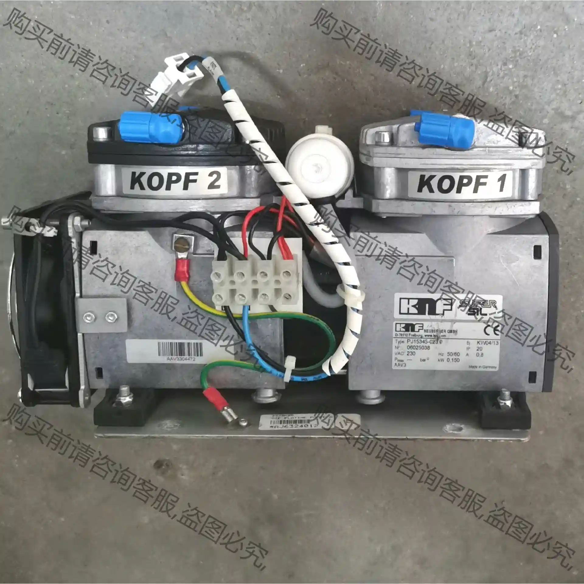 德国进口KNF双缸真空泵气泵PJ15345-023.0,23 先议价 拆机货包好