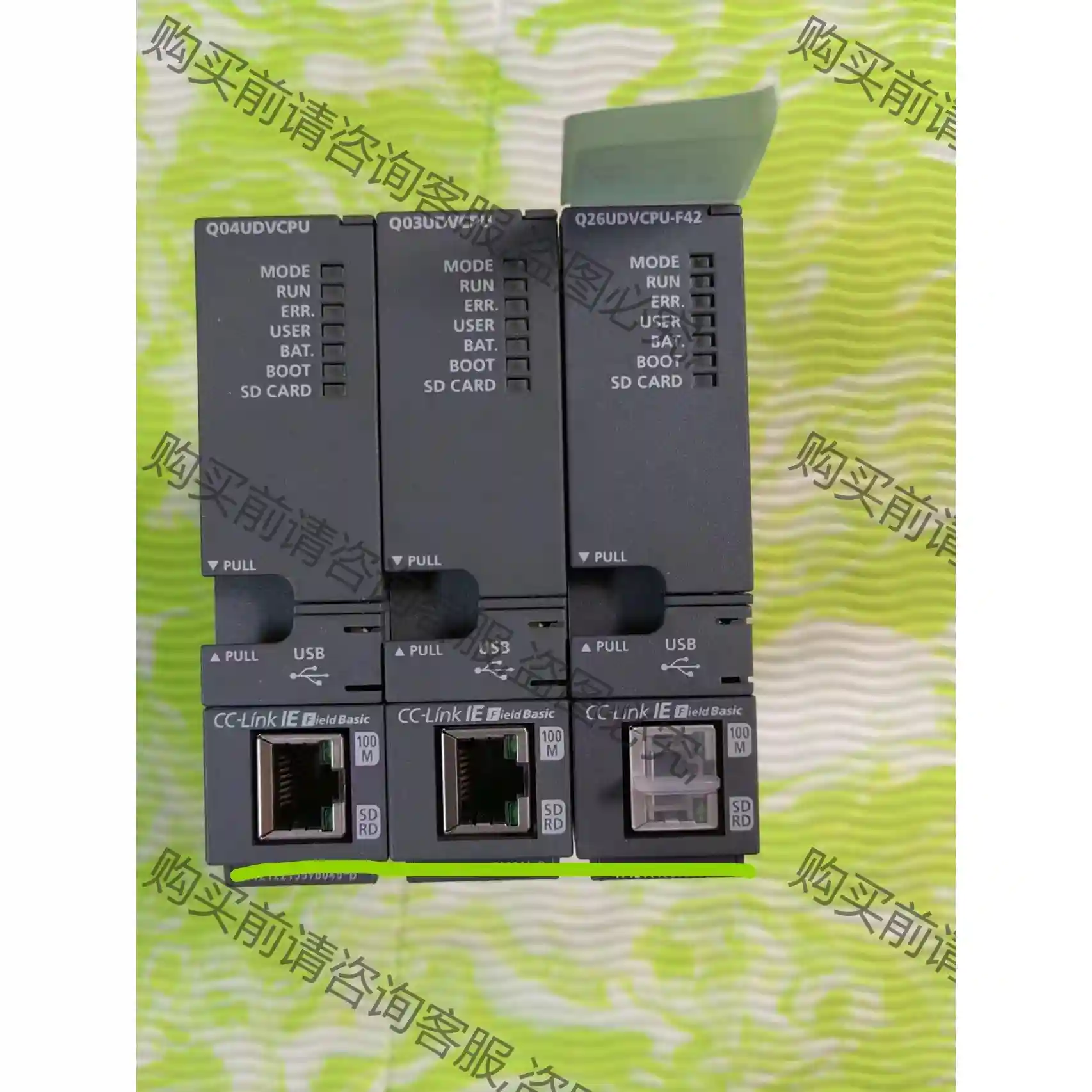 三菱Q系列PLC Q03UDVCPU Q04UDV Q26U 先议价 拆机货包好