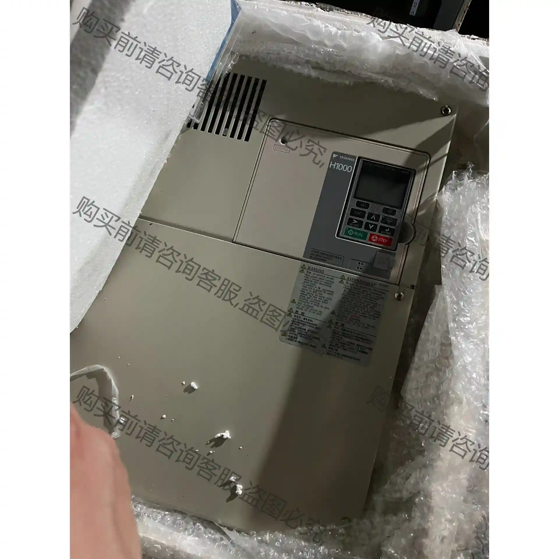 全新原装安川变频器H1000 37kw CIMr-HB4A0 先议价 拆机货包好