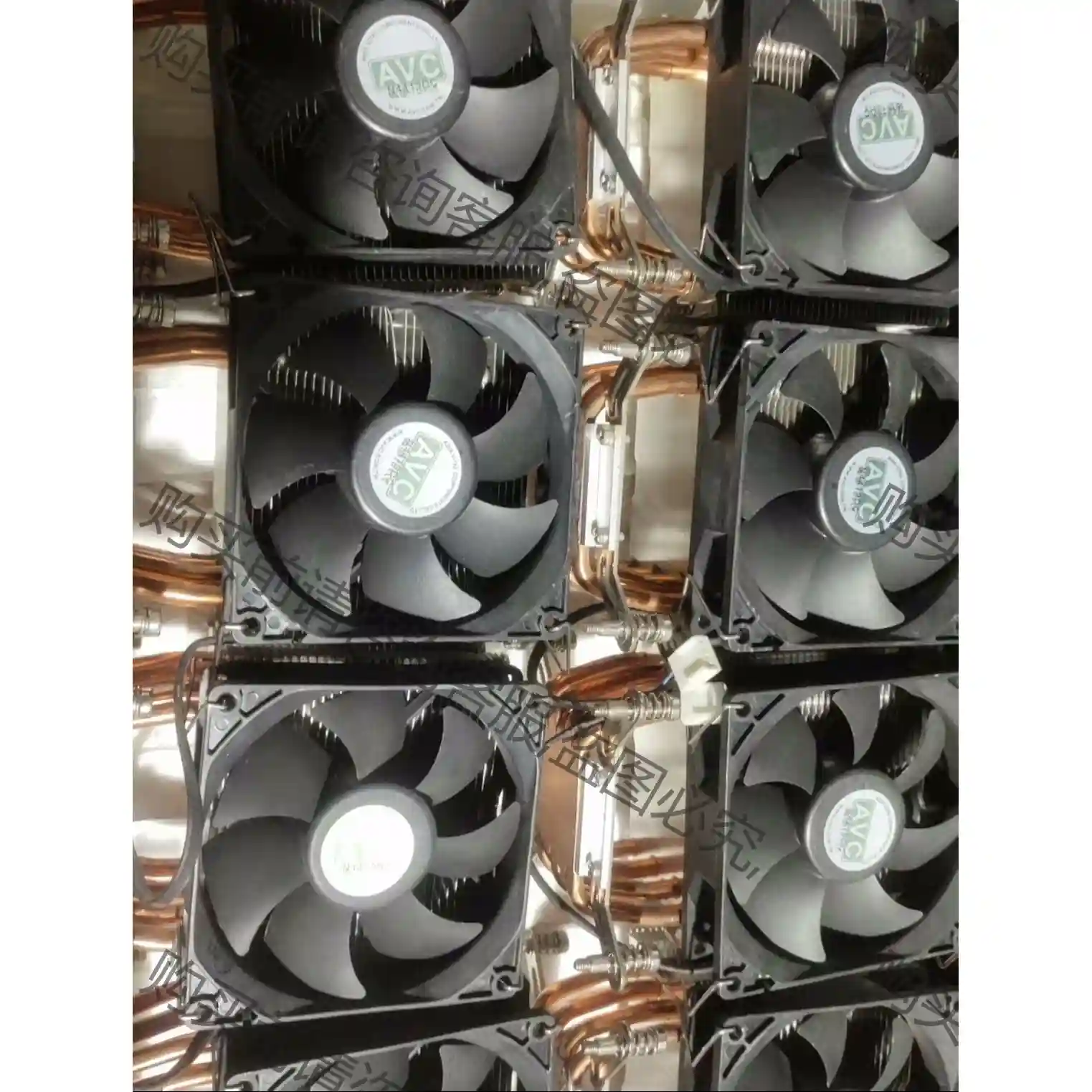 AVC 6铜管cpu散热器 支持x79 x99 9cm 先议价 拆机货包好