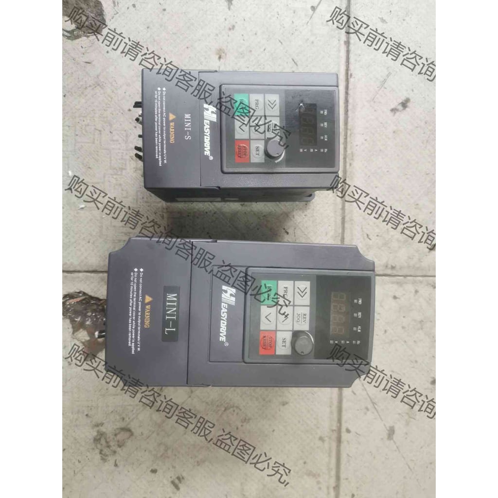 功能正常议价 易驱变频器MINI-S-2S0007M，220V0.75的一