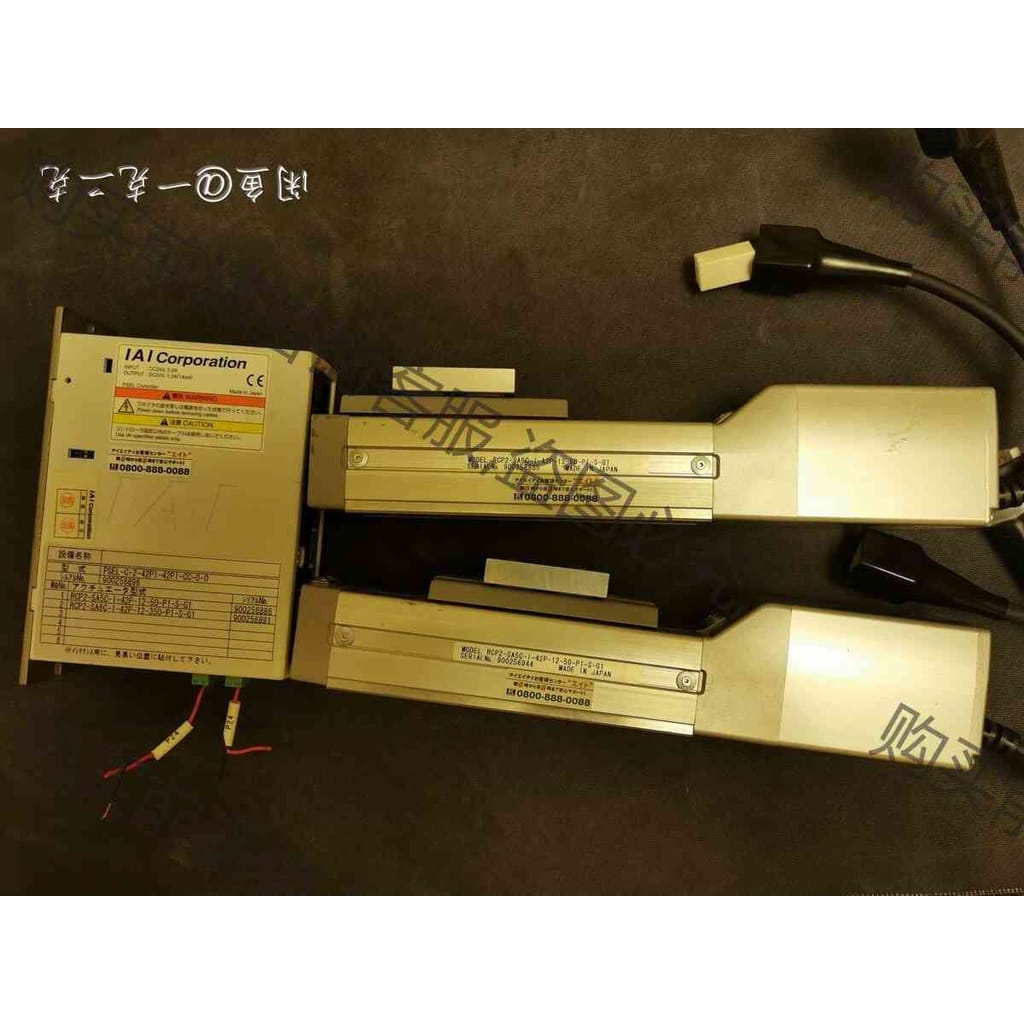 功能正常议价 IAI电动滑台缸 电缸控制器，电缸型号 RCP2-SA5C，