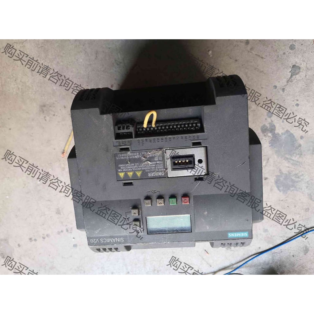 功能正常议价 原装拆机西门zi变频器V20 5.5KW 6SL3210-5B