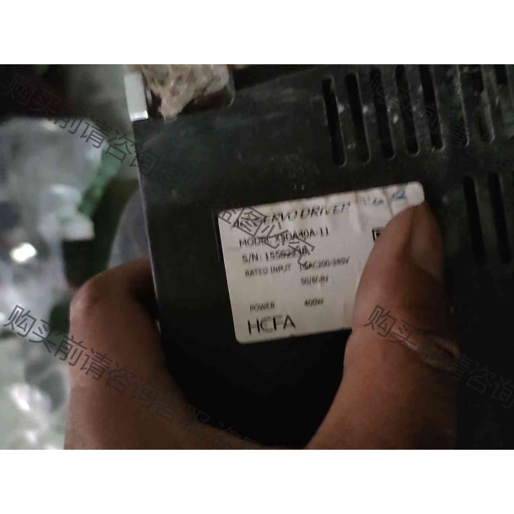 功能正常议价 HCFA品牌伺服驱动器X5DA40A-11，驱动带电机一套，