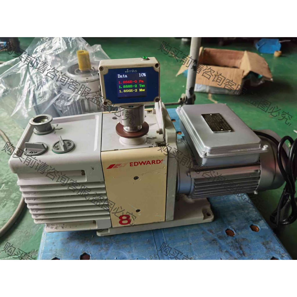 功能正常议价 爱德华真空泵RV8，每小时8个立方米，功率400W，单