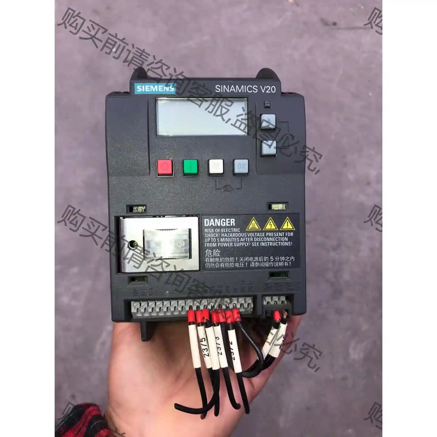 西门ziV20系列变频器 6SL3210-5BB13-7AV0 先议价 拆机货包好