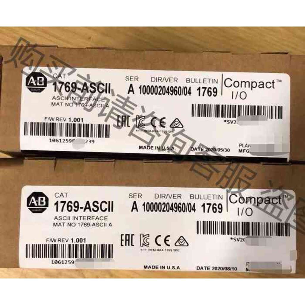 功能正常议价 美国AB罗克韦er1769-ASCII全新现货