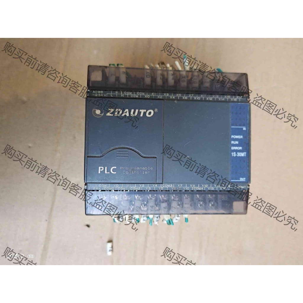 功能正常议价 AX1S-30MT-E智达plc拆机，